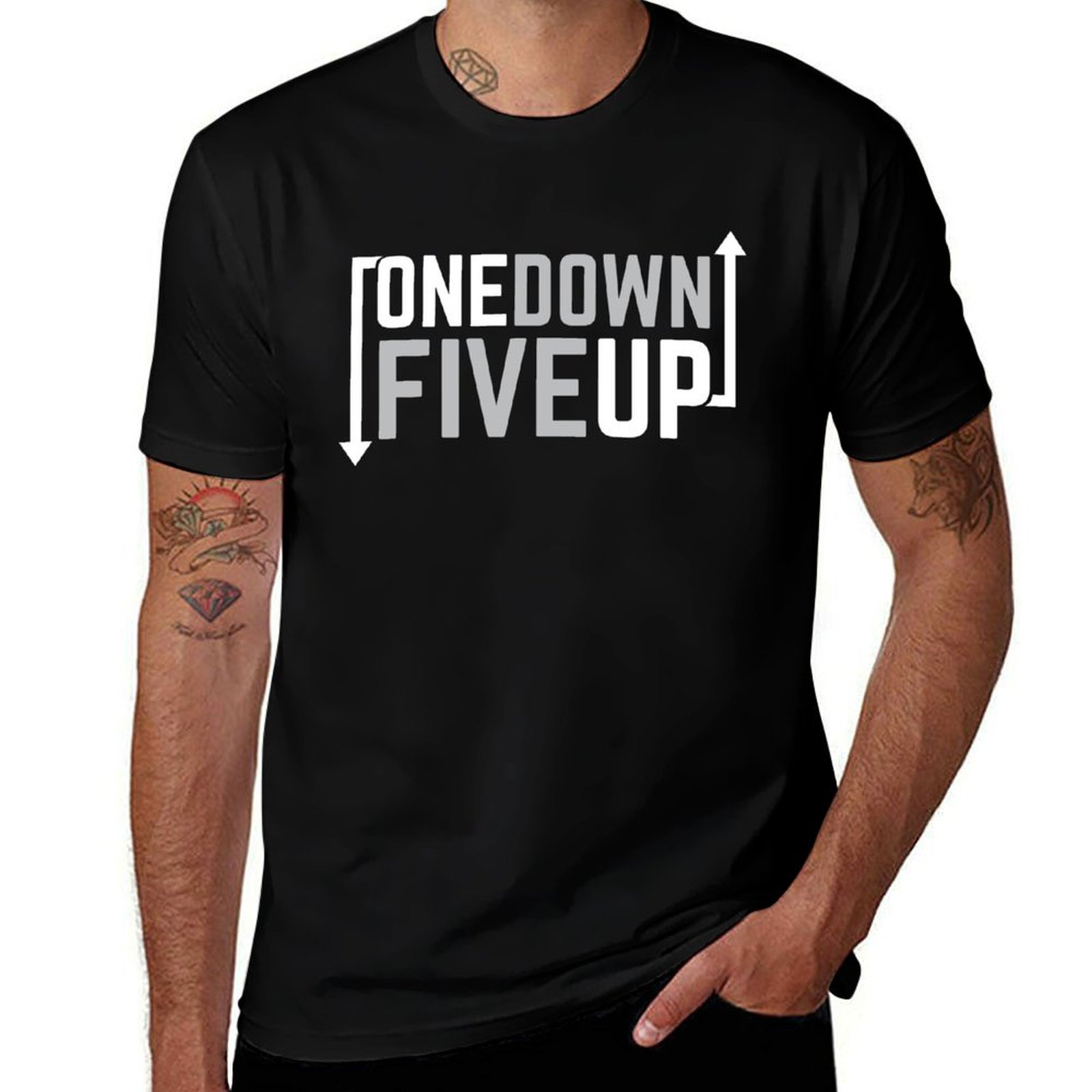 Motorcycle Gear Up Down - Kaos Motor One Down Five Up