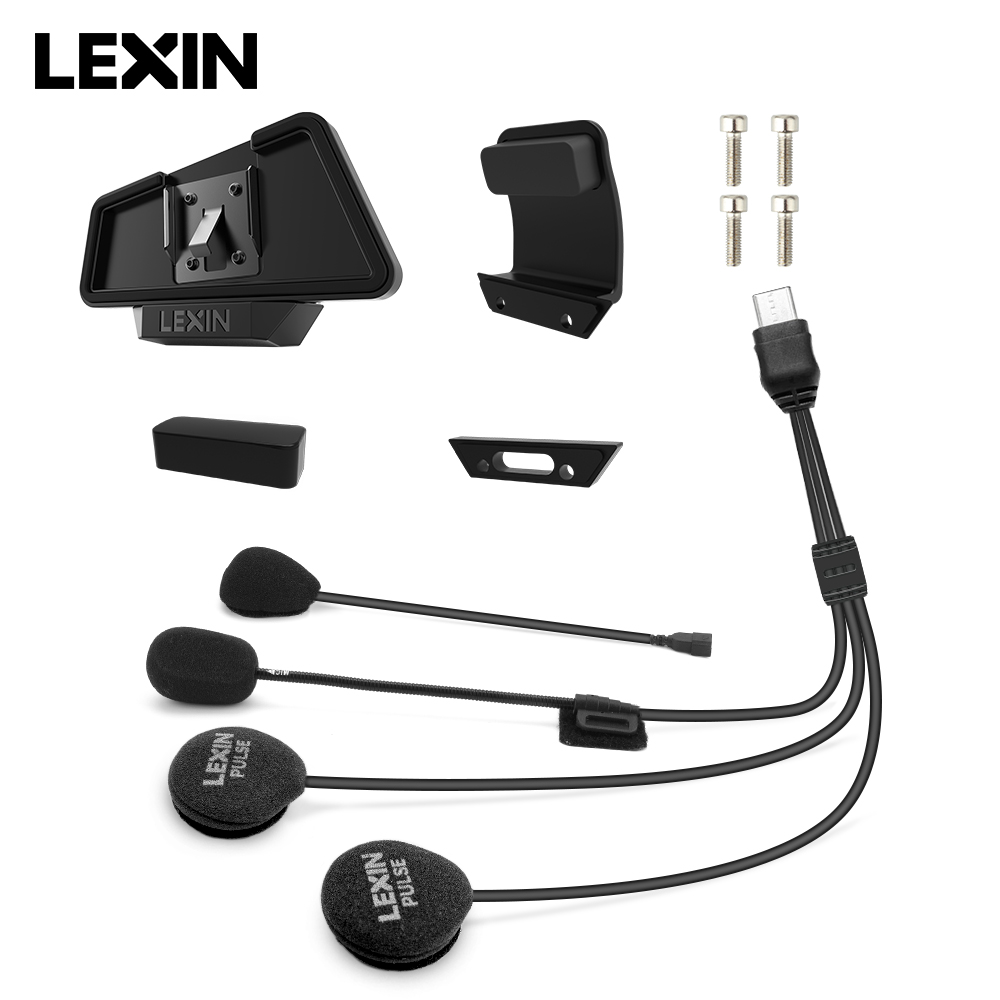 Intercom Headset Helmet - LEXIN-MeshCom Mesh Intercom 40MM Headset &