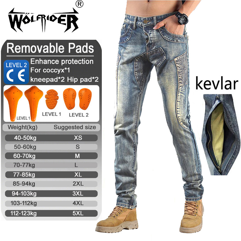 Motorcycle Gear Japan - Celana Jeans Sepeda Motor Kevlar Celana