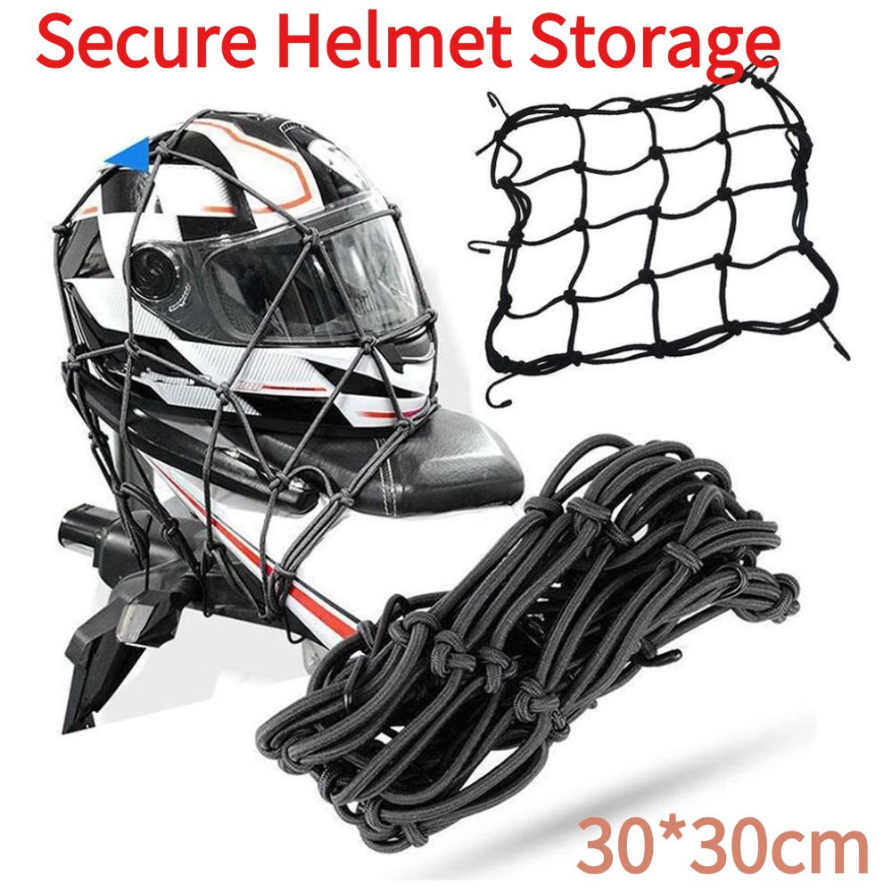 Motorcycle Gear Wall Mount - Jaring Kargo Motor Universal 30*30cm, Jaring
