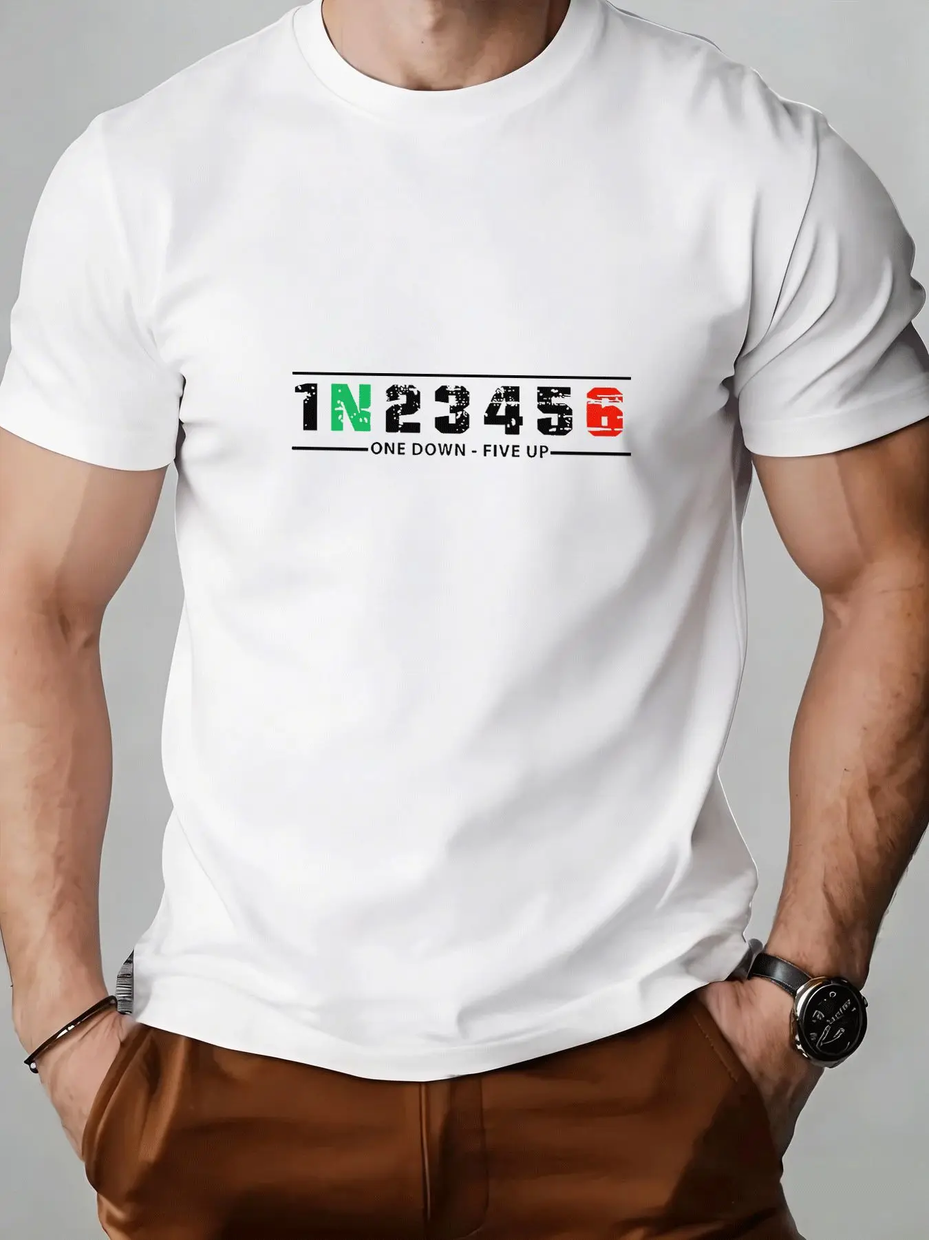 Kaos Pria 1N23456 One Down Fiv - Motorcycle Gear Up Down ulasan dan harga