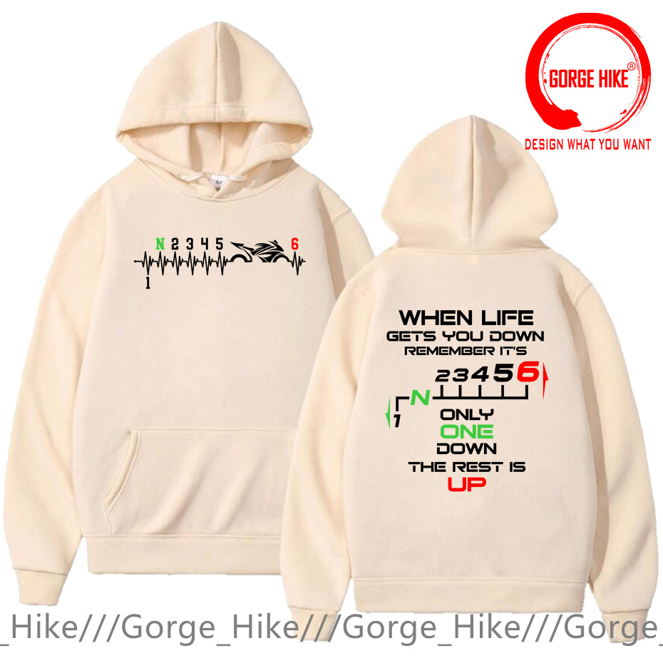 1N23456 Kaus Hoodie Detak Jant - Motorcycle Gear Up Down ulasan dan harga