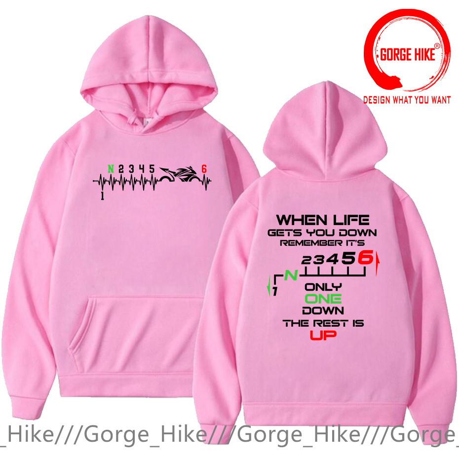 1N23456 Kaus Hoodie Detak Jant - Motorcycle Gear Up Down ulasan dan harga