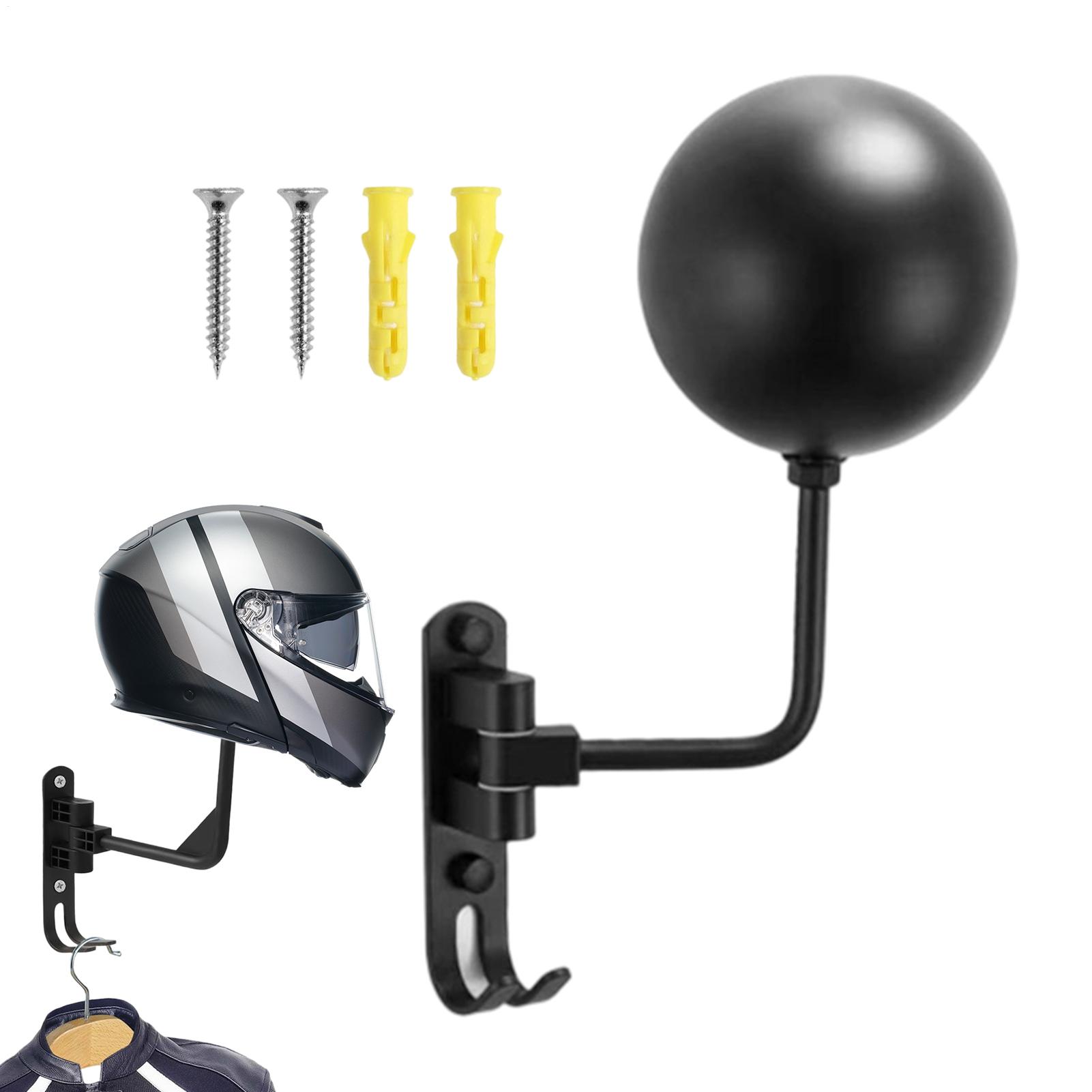 Rak Helm Sepeda Motor Terpasan - Motorcycle Gear Wall Mount ulasan dan harga