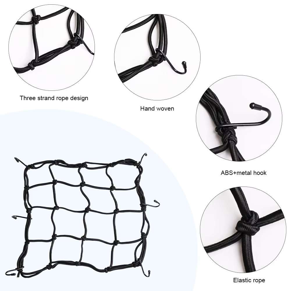 Jaring Kargo Motor, Jaring Bag - Motorcycle Gear Wall Mount ulasan dan harga