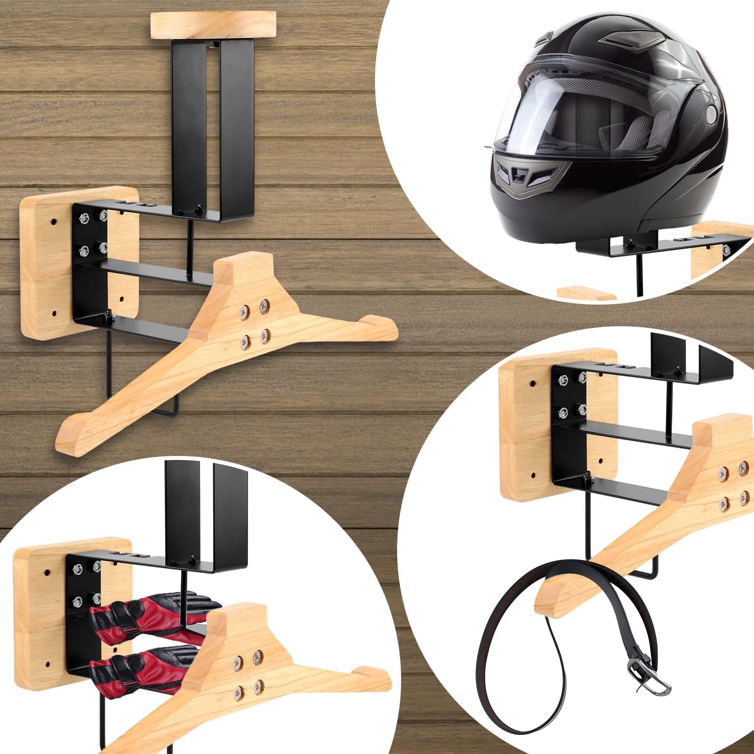 ​ Tempat Helm Sepeda Motor Gan - Motorcycle Gear Wall Mount ulasan dan harga