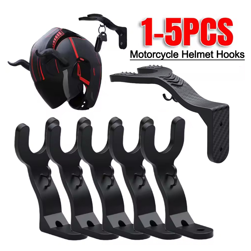 1-5 Buah Kait Helm Sepeda Moto - Motorcycle Gear Wall Mount ulasan dan harga
