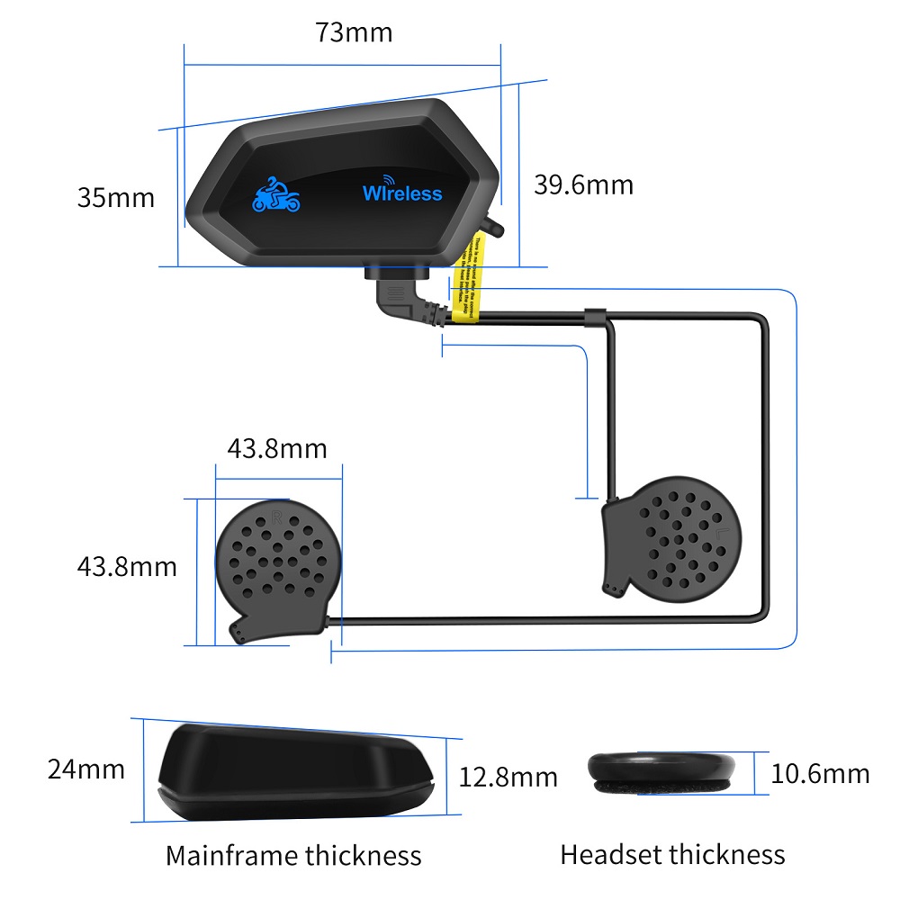 Headset helm interkom sepeda m - Intercom Headset Helmet ulasan dan harga