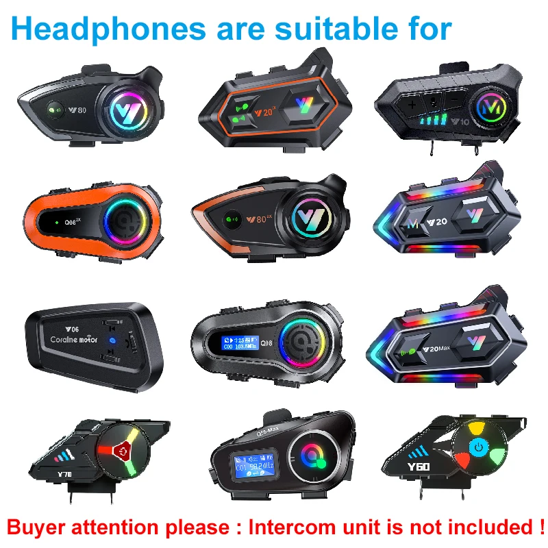Headset cocok untuk Y10/Y10-2x - Intercom Headset Helmet ulasan dan harga