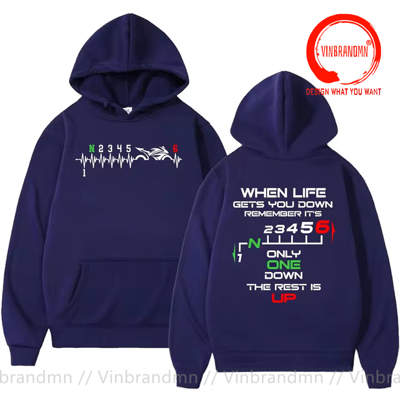 1N23456 Kaus Hoodie Detak Jant - Motorcycle Gear Up Down ulasan dan harga