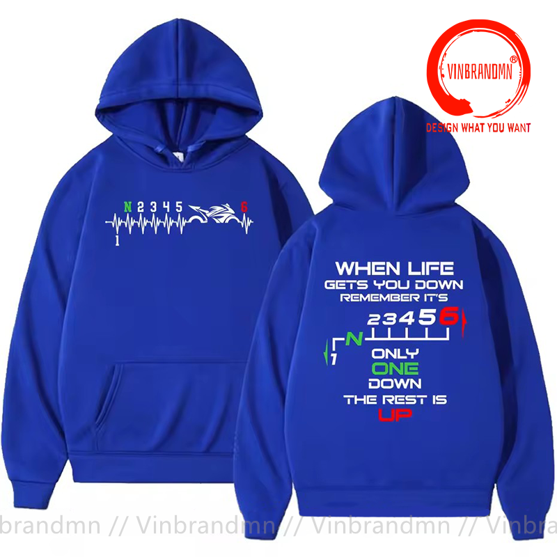 1N23456 Kaus Hoodie Detak Jant - Motorcycle Gear Up Down ulasan dan harga